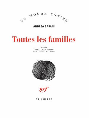cover image of Toutes les familles